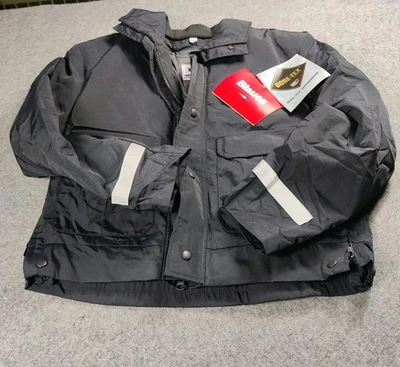 Blauer Gore-Tex Jacket Mens 40R Black Zip Out Liner Reflective Sleeve Made USA - Image 1 of 4
