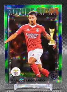 2024-25 Topps UEFA Future Stars Marcos Leonardo Northern Lights #38 SL Benfica - Picture 1 of 2