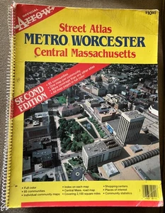 Metro Worcester Central Mass Street Atlas (Metro Worcester Central Mass Stre... - Picture 1 of 1