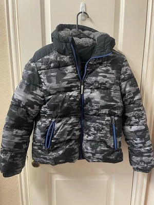 ZeroXposur Boys Large14/16 Camoflauge Puffer Coat Hoodie Winter - Image 1 of 3