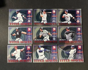 2001 Donruss Elite MLB - Title Waves Complete 30 Card Serial Numbered Set - NM - Picture 1 of 8