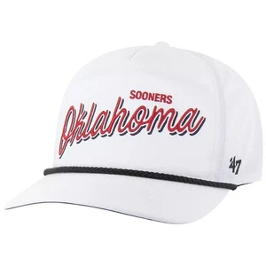 Oklahoma Sooners 47 Brand Brrr Fairway Hitch Adjustable Hat - White - Picture 1 of 1