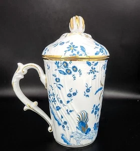 Richard Ginori Oro Di Doccia Turchese Turquoise Large Mug Cup with Lid 400ml F/S - Picture 1 of 9