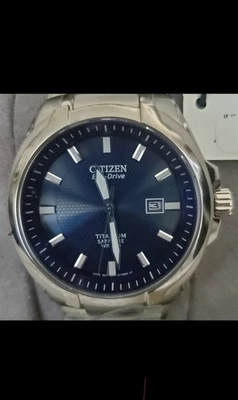 Citizen Eco-drive Paradigm Super Titanium Blue Dial Men's Watch BM7431-51L - Image 1 of 4