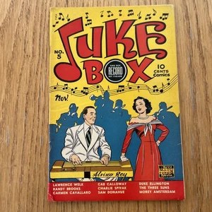 JUKE BOX COMICS #5 1948 MUSIC COMIC By Kari A Therrian Famous Funnies 10 Cents - Imagen 1 de 14