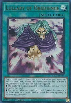 YuGiOh Lullaby of Obedience (V.2) RA04-EN085 Ultra Rare Englisch Neu 1st - Bild 1 von 2