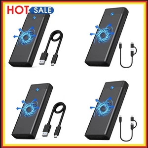 M.2 NVME NGFF Hard Drive Case with Cooling Fan SSD Case for 2242/2260/2280 SSD - Afbeelding 1 van 18