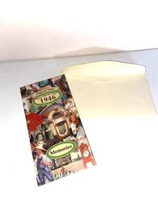 Vintage Page Of Time Memory Mail Card 1946 With Envelope Rare NOS - Picture 1 of 8