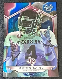Rueben Owens /150 Blue Refractor 2023 Bowman's Best University #32 Football Card - Picture 1 of 2