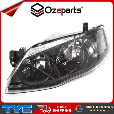 TYC LH Left Head Light Lamp Black For Ford Falcon BF XT Fairmont 2006-2011 - Image 1 of 4