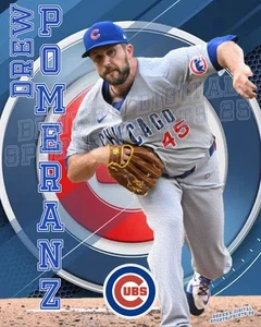 Chicago Cubs Lithograph print of Drew Pomeranz 2025 - Picture 1 of 1