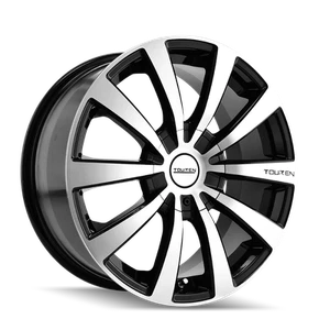 Touren TR3 3130 18x8 +40 Black Machined Wheel 5x100 5x114.3 (QTY 1) - Picture 1 of 3