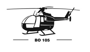 MBB BO 105 Aufkleber - Bild 1 von 1