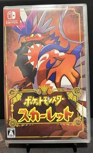 Nintendo Switch Pokemon Scarlet Japan Import - Sealed - Free Shipping Australia - Picture 1 of 2