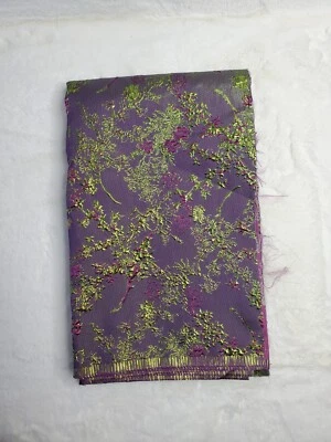 Brocade Fabric Light Green Jacquard fabric Floral brocade Pink Jacquard 5yards - Image 1 of 4