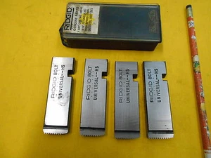 NEW RIDGID USA 9/16"-12 BOLT THREADER DIE SET 48240 for UNIVERSAL DIE HEADS - Picture 1 of 2