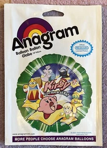 NEW SEALED Anagram Official Nintendo Kirby's Adventures 18” Balloon FREE SHIP - Picture 1 of 6