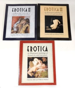 Erotica I, II, III ~Illustrated Anthology Sexual Art & Literature~Hill & Wallace - Picture 1 of 10