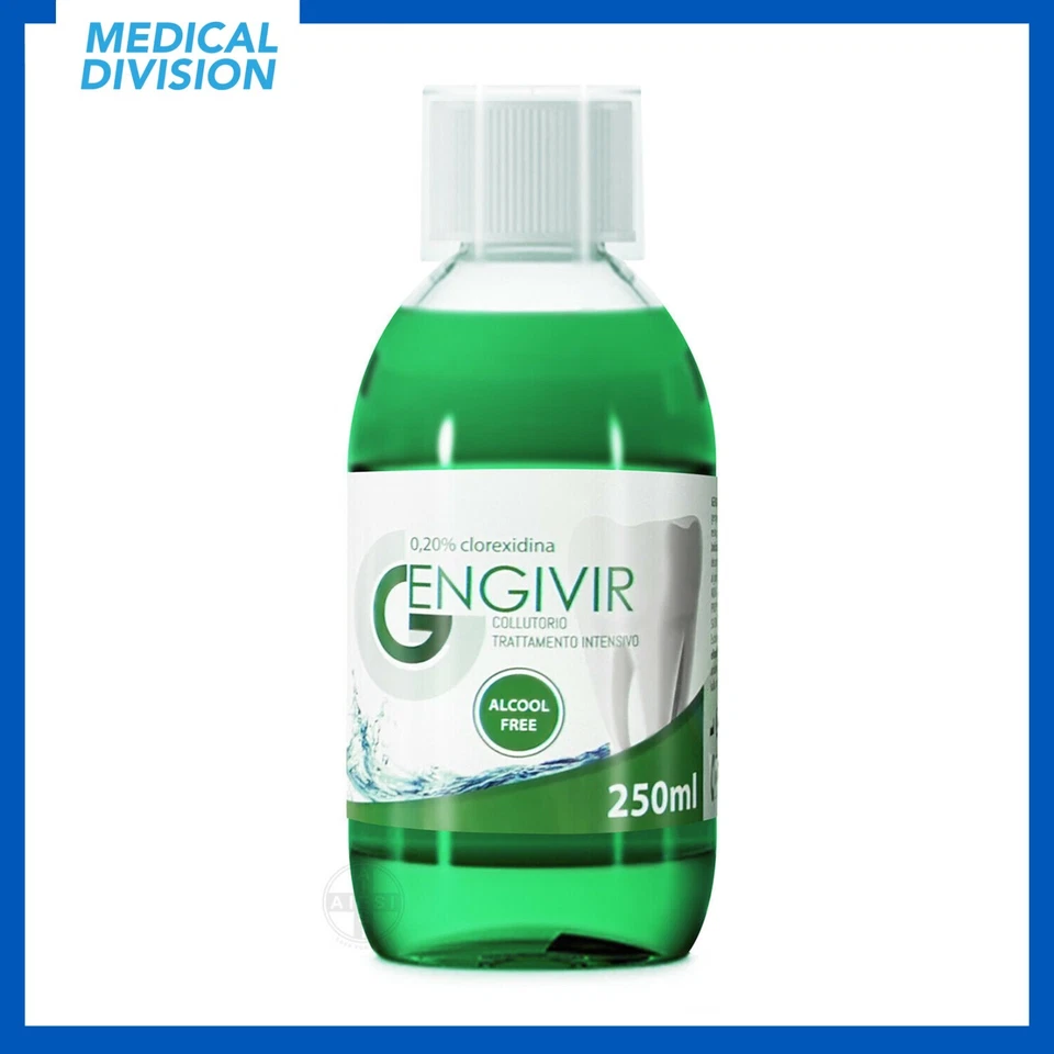 Collutorio con clorexidina 0,20% senza alcol 250 ml - tipo curasept colluttorio - Immagine 1 di 1