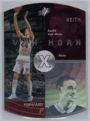 1997-98 SPx Keith Van Horn #27 (RC) Die-Cut - Nets - Image 1 of 2