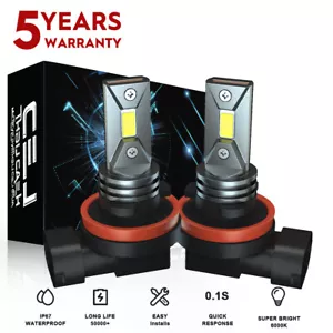 For Honda CR-V CRV 2007-2019 LED Fog Light Bulbs 6000K Fog lights White Lamp - Picture 1 of 18