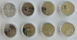 Ukraine 2022-2023 FULL SET 8 coins "CITY OF HEROS" - Ukrainian-russian war. - Picture 1 of 2