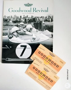 Vintage Goodwood Revival weekend. Programme 2003 and 2 x Tickets - Picture 1 of 5