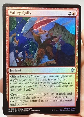 MTG - Bloomburrow - Valley Rally - Foil - #0159 - Near Mint - Image 1 of 3