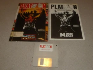 AMIGA COMPUTER PC VIDEOJUEGO PELOTÓN CON DATOS MANUALES ESTE 1987 VINTAGE - Imagen 1 de 3