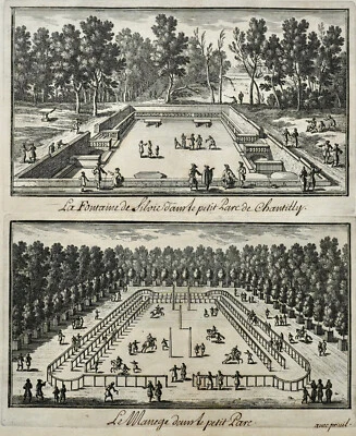 PERELLE GABRIEL EAU  FORTE DU 17 EME CHANTILLY - Photo 1/2