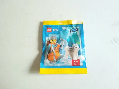 Lego City Ice Adventure Paper Bag Set 952412 - Polybag Husky Arctic Snow Man - Image 1 of 2