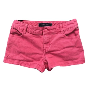 Tommy Hilfiger Shorts Girls 12 Pink Denim Jean Outdoors Preppy Cotton Kids Youth - Picture 1 of 10