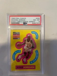1996-97 Upper Deck Collector's Choice - Michael Jordan #S30 PSA 8 Stick - UMS 2 - Bild 1 von 2