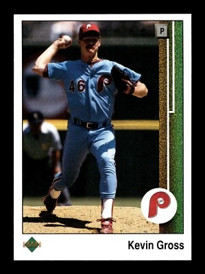KEVIN GROSS ⚾ 1989 Upper Deck Baseball #31 Philadelphia Phillies - Image 1 of 2