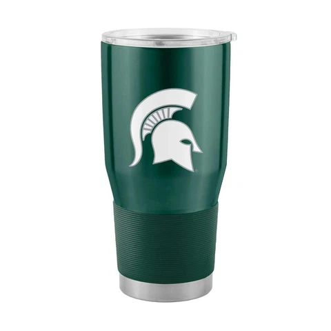 Michigan State Spartans 30oz Stainless Steel Travel Tumbler [NEW] Mug Glass Cup Cover