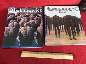 MAGDALENA ABAKANOWICZ Sculpture Books Lot Set of 2 Polish Artist First Edition - Picture 1 of 14