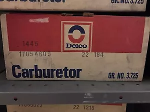 Carburador Delco Rochester 22-184 17054609 1975-76 Buick Olds Pontiac 231 V6 de lote antiguo - Imagen 1 de 2