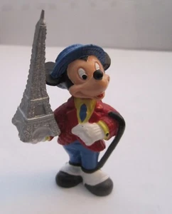 Disney – French Mickey Holding Eiffel Tower Figurine - $16.00 - Picture 1 of 2