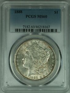 1888 Morgan Silver Dollar Coin PCGS MS-60  (47)