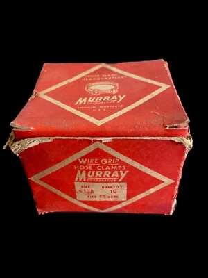NOS VINTAGE MURRAY DOUBLE WIRE GRIP  BAND SCREW HOSE CLAMP  FITS  1" HOSE - Image 1 of 4