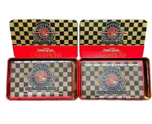 Set Of 2-New 50 Books Of Matches Nascar Winston Cup Series-25Th Anniversary Tin - Picture 1 of 7