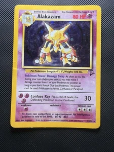 Alakazam 001/130 Base Set 2 Holo HP With Swirl! - Picture 1 of 3