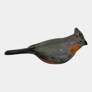 Weller Brighton 1915 Vintage Art Pottery Gray Ceramic Bird Figurine - Picture 1 of 7