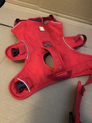 Arnês Ruffwear Web Master para Cachorro Groselha Vermelha Tamanho Grande - Imagem 1 de 4