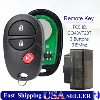 For Toyota Sienna CE Tundra Sequoia Highlander Tacoma Remote Key Fob Programmer - Image 1 of 4