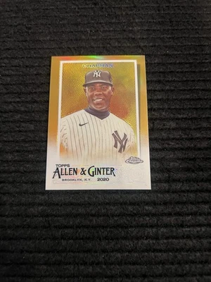 2020 Allen Ginter Chrome Aroldis Chapman Gold Refractor /50 - Image 1 of 4