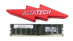 HP 405477-061 4GB PC2-5300P DDR2-667 2RX4 ECC Server RAM Registered Memory - Picture 1 of 7