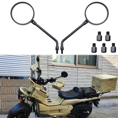 For Honda Big Ruckus 250 PS250 / Spree Moped Motorcycle Rearview Side Mirrors - Image 1 of 4