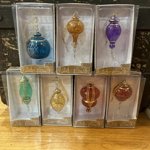 Hallmark 2002 Adornos Vidrio Grabado Perfect Harmony Lote De 7 - Imagen 1 de 15