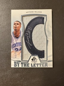 2013-14 SP Authentic Antoine Walker #BL-AW By the Letter Auto /50 "C" Kentucky - Picture 1 of 2
